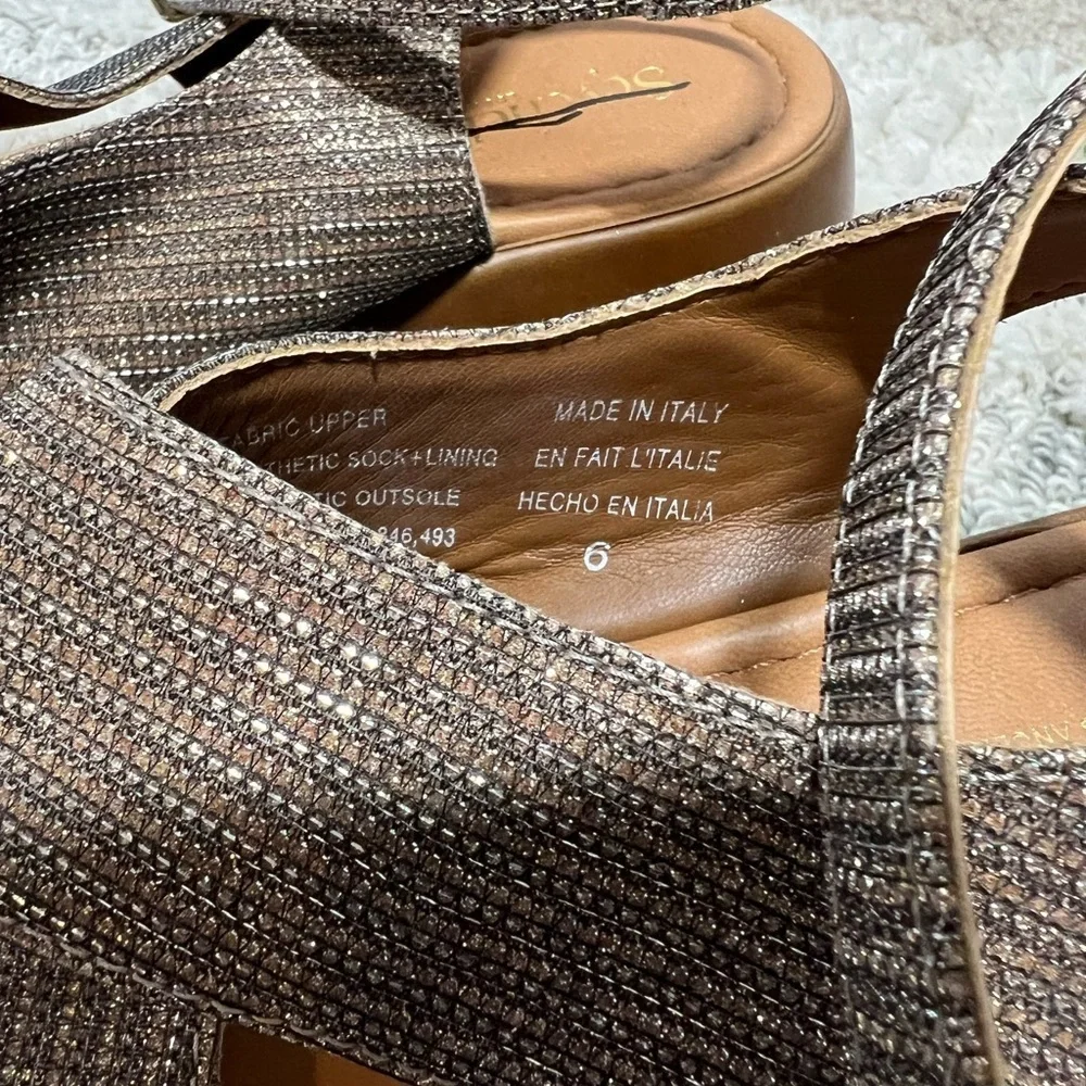 Seychelles Brown Textured Slingback Sandals